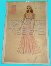 ANOTHER MAN'S POISONBette Davis Signed Costume Design