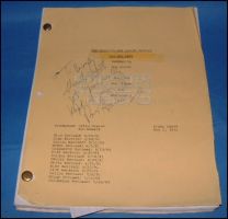 FAR AND AWAYRon Howard Signed Script