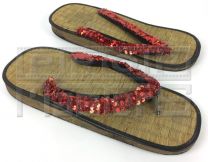 FLASH GORDONRed Sequin Sandals