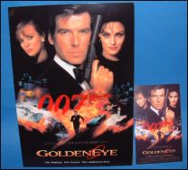 JAMES BOND - GOLDENEYECrew Screening Card & Synopisis