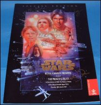 STAR WARS SPECIAL EDITIONRoyal Charity Premiere Multi-signed