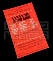 STUNT MAN, THEPreview Ticket