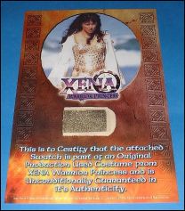 XENA - WARRIOR PRINCESSWedding Dress Swatch